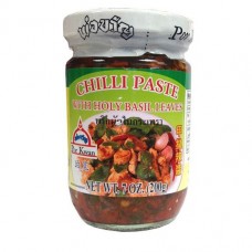 POR KWAN - Chilli Paste with Holy Basil Leaves 200g