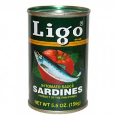 Sardines In Tomato Sauce 155g - LIGO 