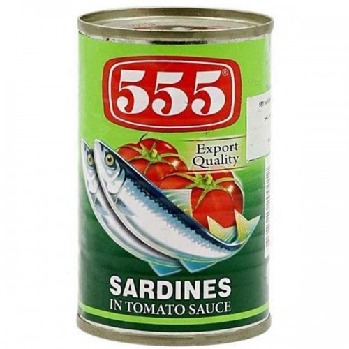555 - Sardines In Tomato Sauce 155g 