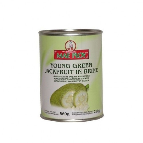 MAE PLOY - YOUNG GREEN JACKFRUIT IN BRINE 560G 
