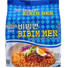 Paldo - Bibim Men Korean Style Spicy Cold Noodles 4x145g 