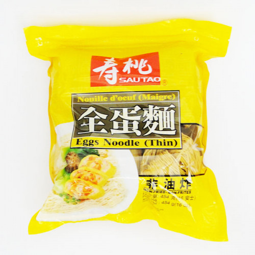 Sautao - Thin Egg Noodles (Maigre) 454g