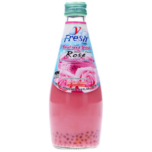 V FRESH - Basil Seed Drink With Rose 290ML