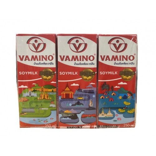 Vamino Regular Soymilk - Tetra Pack 6x250ml  BBF04Aug2022