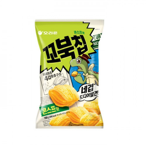 ORION TURTLE CHIPS SWEET CORN 80G 
