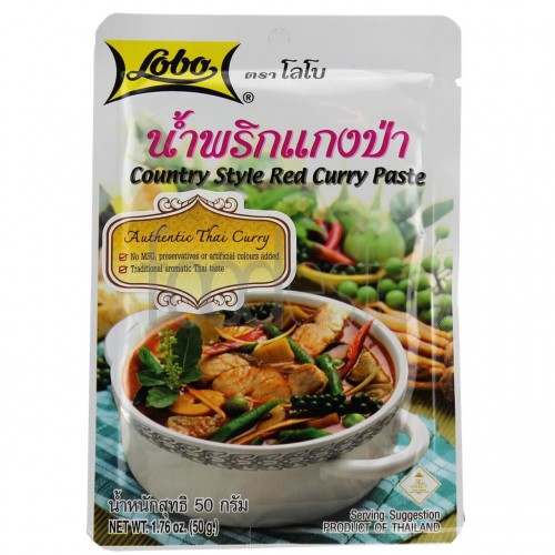 LOBO - Country Style Thai Red Curry Paste 50g