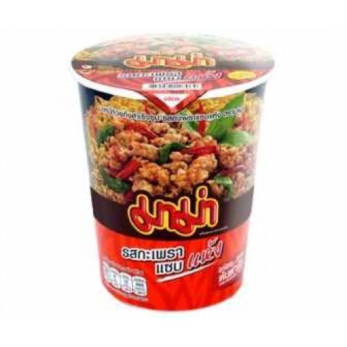 MAMA CUP - SPICY BASIL STIR-FRIED INSTANT NOODLES 70 G