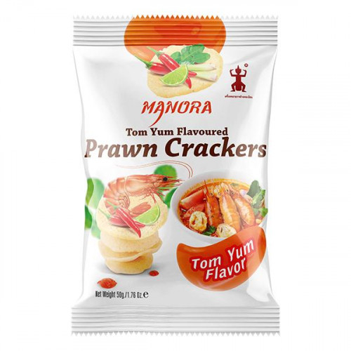MANORA - Tom Yum Flavoured Prawn Crackers 50g