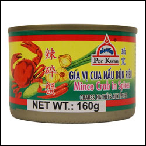 POR KWAN - Mince Crab In Spices 160g 