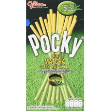 Pocky Biscuit Snack - Matcha Green Tea Flavour 39g 