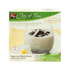 S&P - Sago and Black Bean in coconut cream - 170g